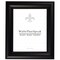 Vintage Revival 1.75", Satin Black Picture Frame by wallsthatspeak
